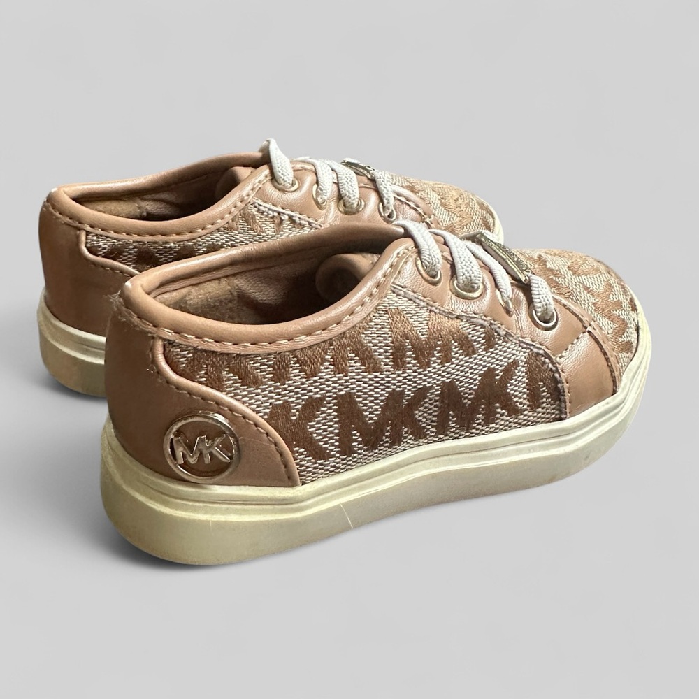 Michael Kors All over Logo Sneakers Shoes Infant Toddler 6 (6C)